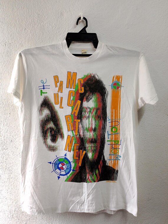 Vintage Paul Mccartney 80s T-shirt XXL - Etsy