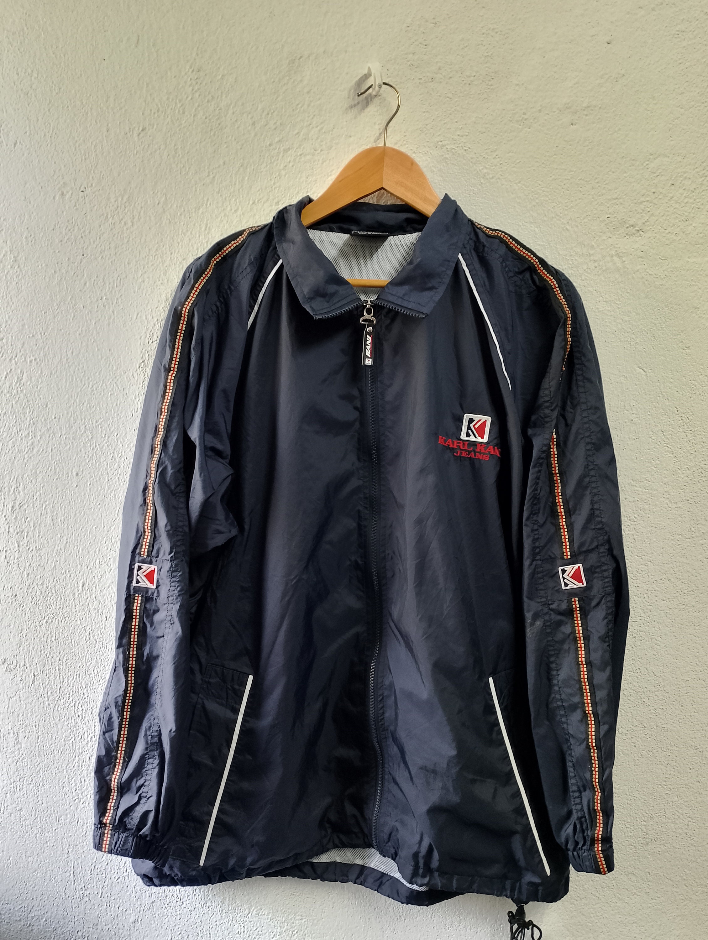 Vintage Karl Kani Zipper Windbreaker Jacket M - Etsy