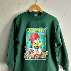 Woody woodpecker crewneck sweatshirt Medium