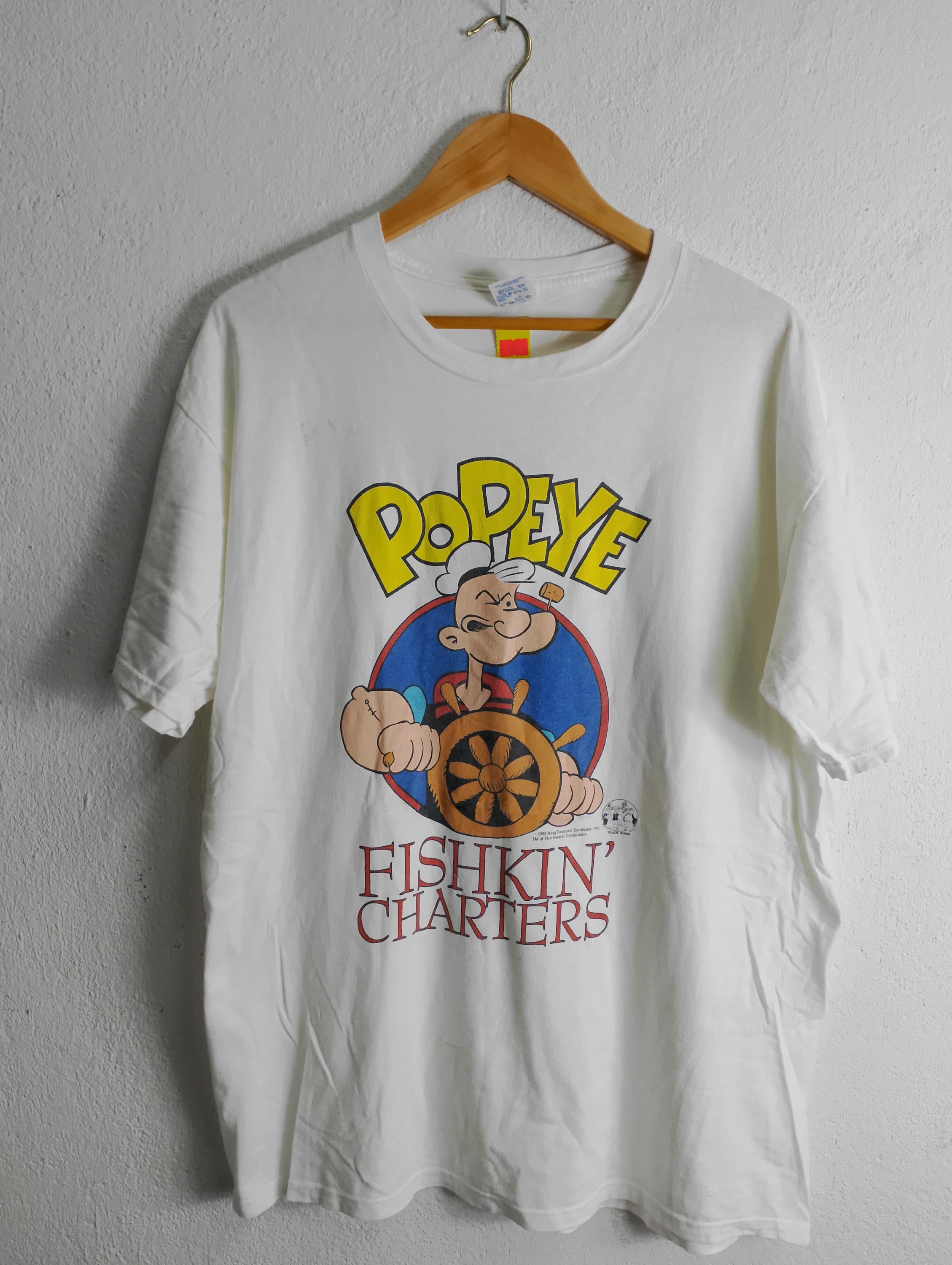 Vintage Popeye 1993 T-shirt XL - Etsy Vintage Popeye 1993 T-shirt XL - Etsy