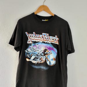 Vintage Judas priest 1990 painkillers tour promo t-shirt Large