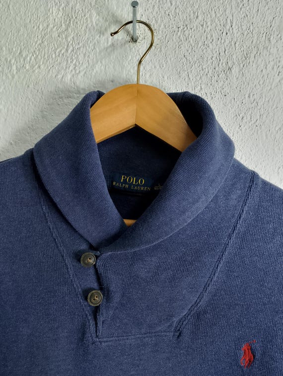 Polo Ralph Lauren Shawl Collar Sweatshirt Large - Etsy UK Polo Ralph Lauren Shawl Collar Sweatshirt Large - Etsy UK