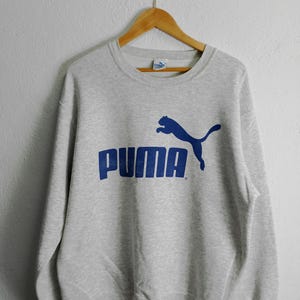 vintage puma crewneck sweatshirt Large
