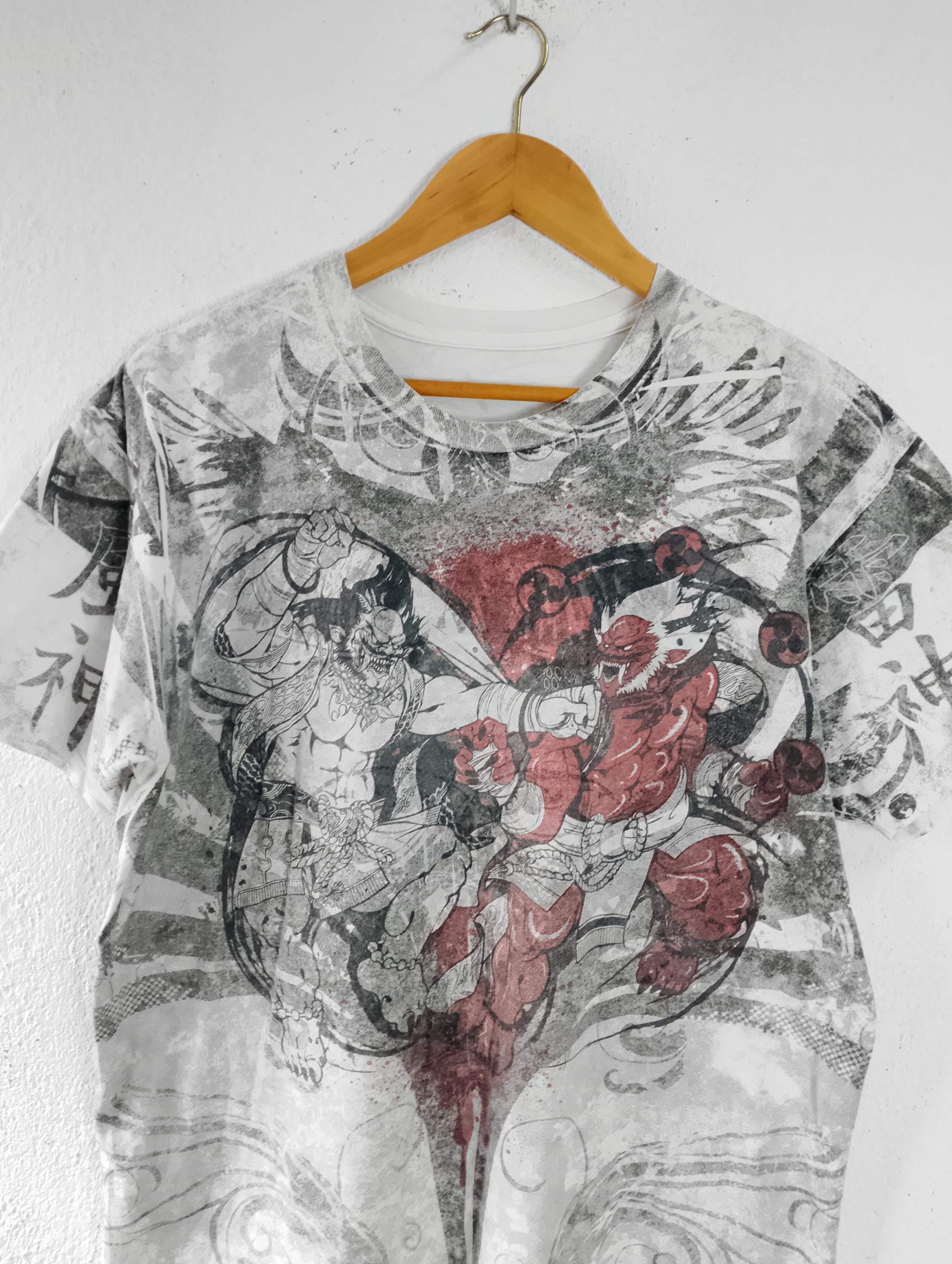 Full Printed Hayabusa Fujin Raijin Japan T-shirt Size Large - Etsy