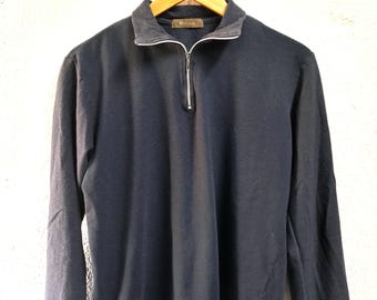 Vintage Yohji Yamamoto half zipper pullover sweatshirt