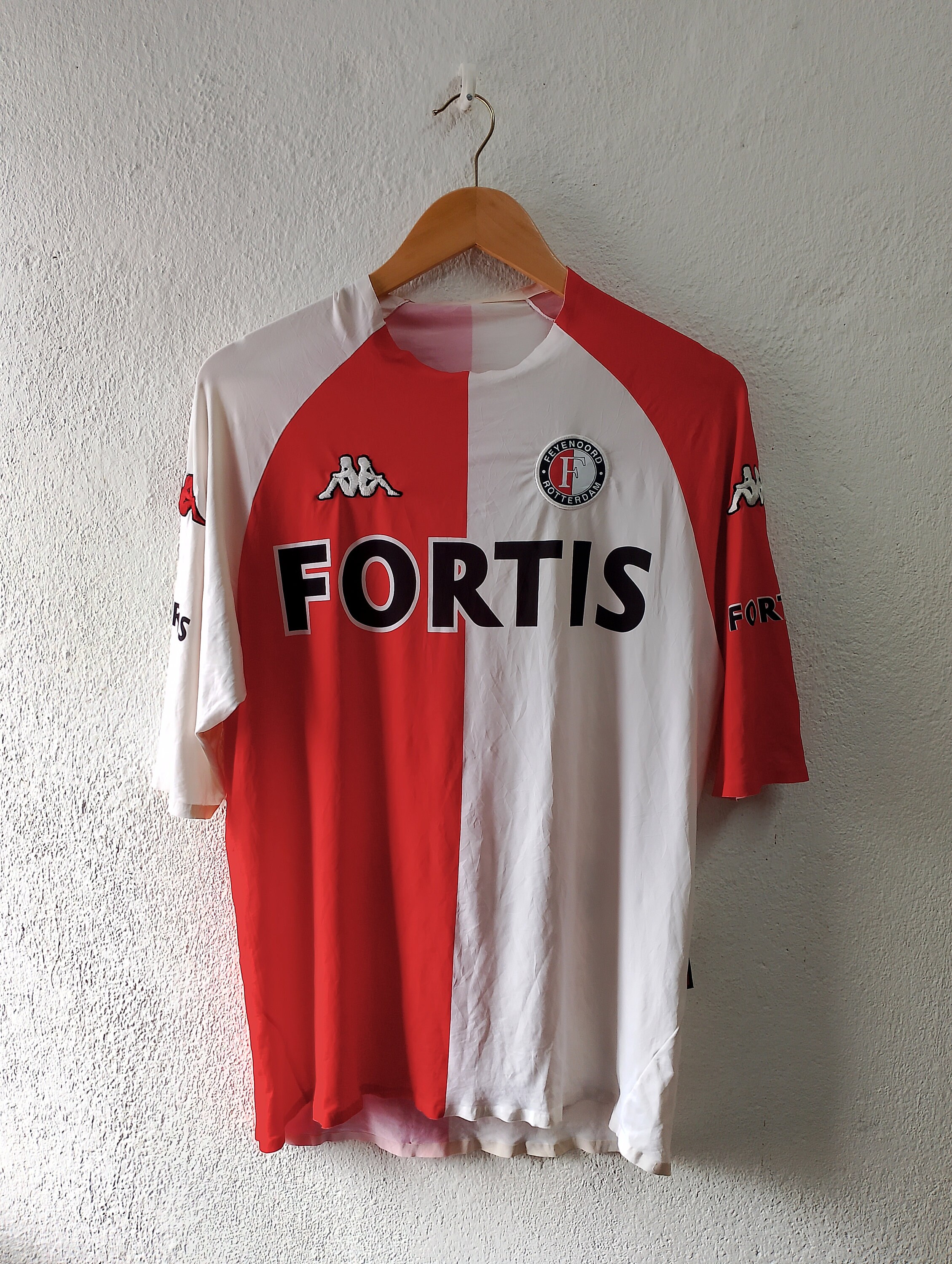 Vintage Feyenoord Rotterdam football jersey Medium