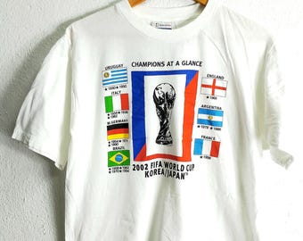 Fifa TM 1999 Korea Japan World Cup 2002 Promo T-shirt L - Etsy