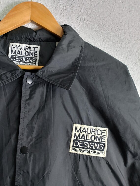 レア VTG 90s Maurice Malone Anorak RAP Iconic 90s Streetwear Fleece Crew: Vintage Revival | Maurice