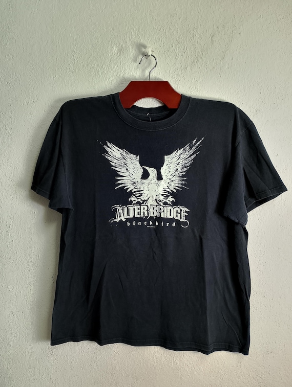 T-shirt Alter Bridge Rare - Manches Courtes, Coton, Taille Unique - Neuf Avec étiquettes - Noir