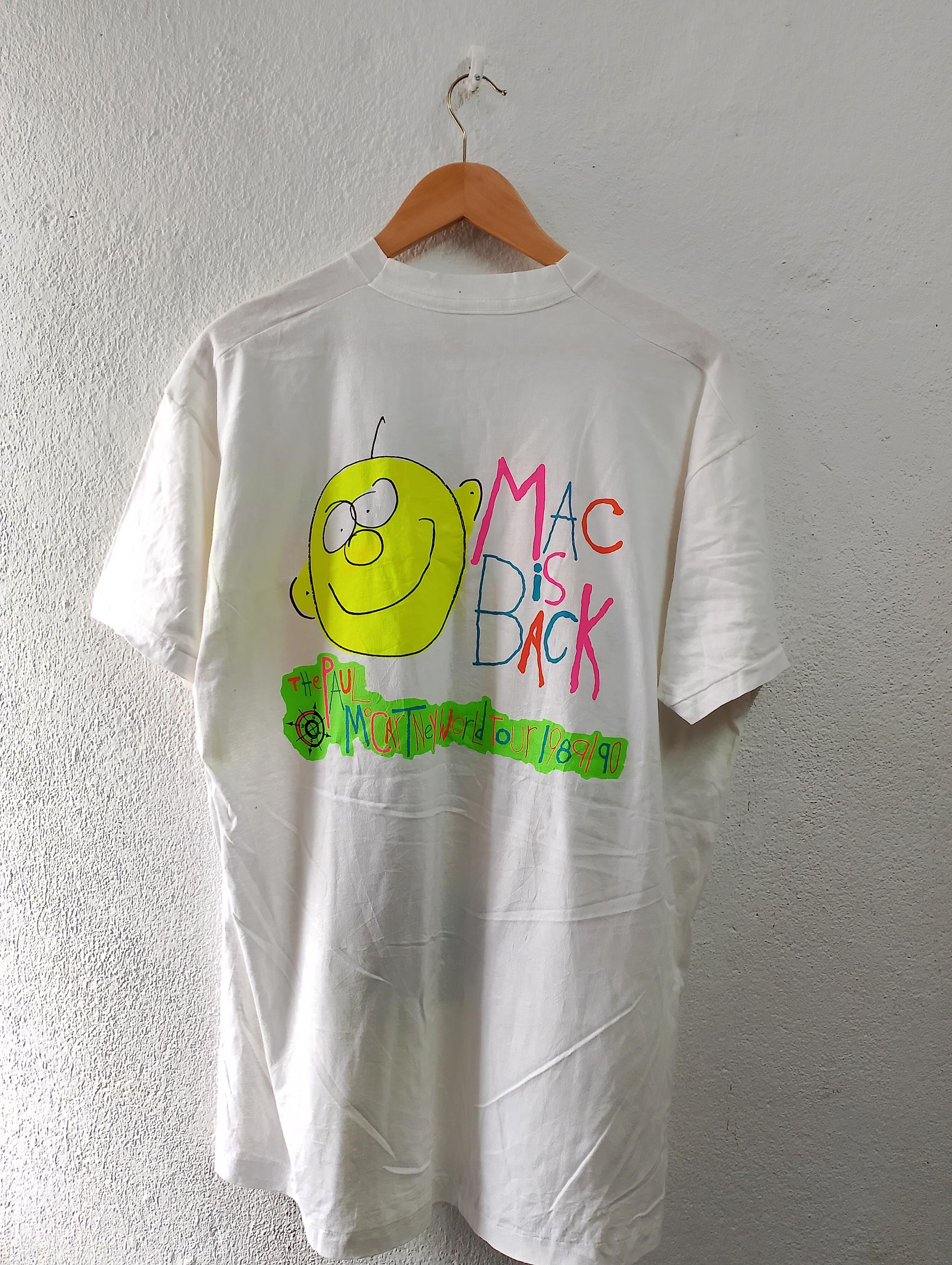 Vintage Paul Mccartney 80s T-shirt XXL - Etsy
