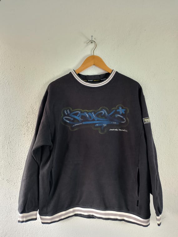 Souick Graffiti Letters Crewneck Sweatshirt Large - Etsy