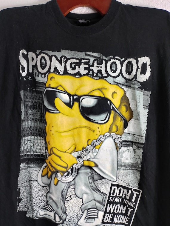 Hood spongebob shirt shop