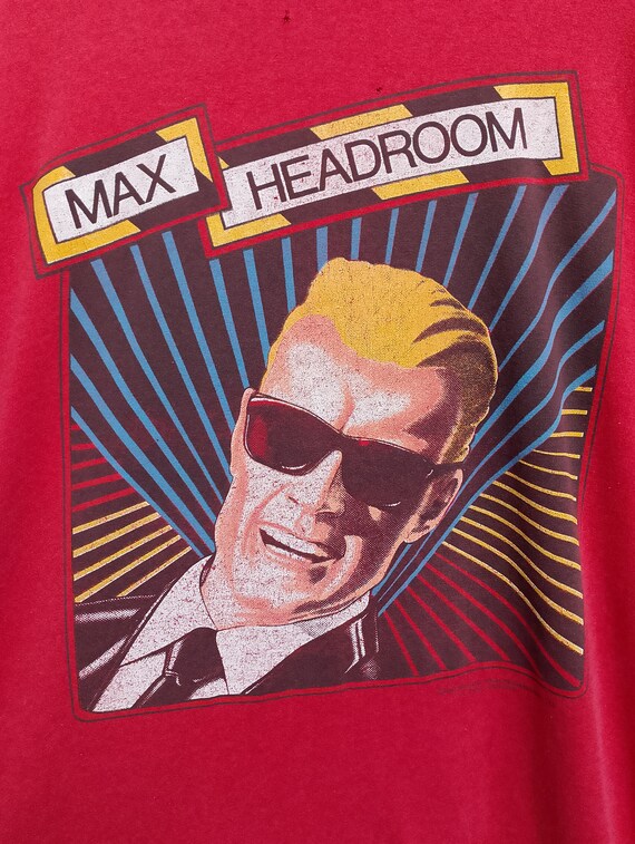 80s' Max Headroom vintage tシャツ Vintage Max Headroom T-shirt Large Tall - Etsy