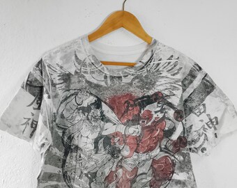 Full Printed Hayabusa Fujin Raijin Japan T-shirt Size Large - Etsy