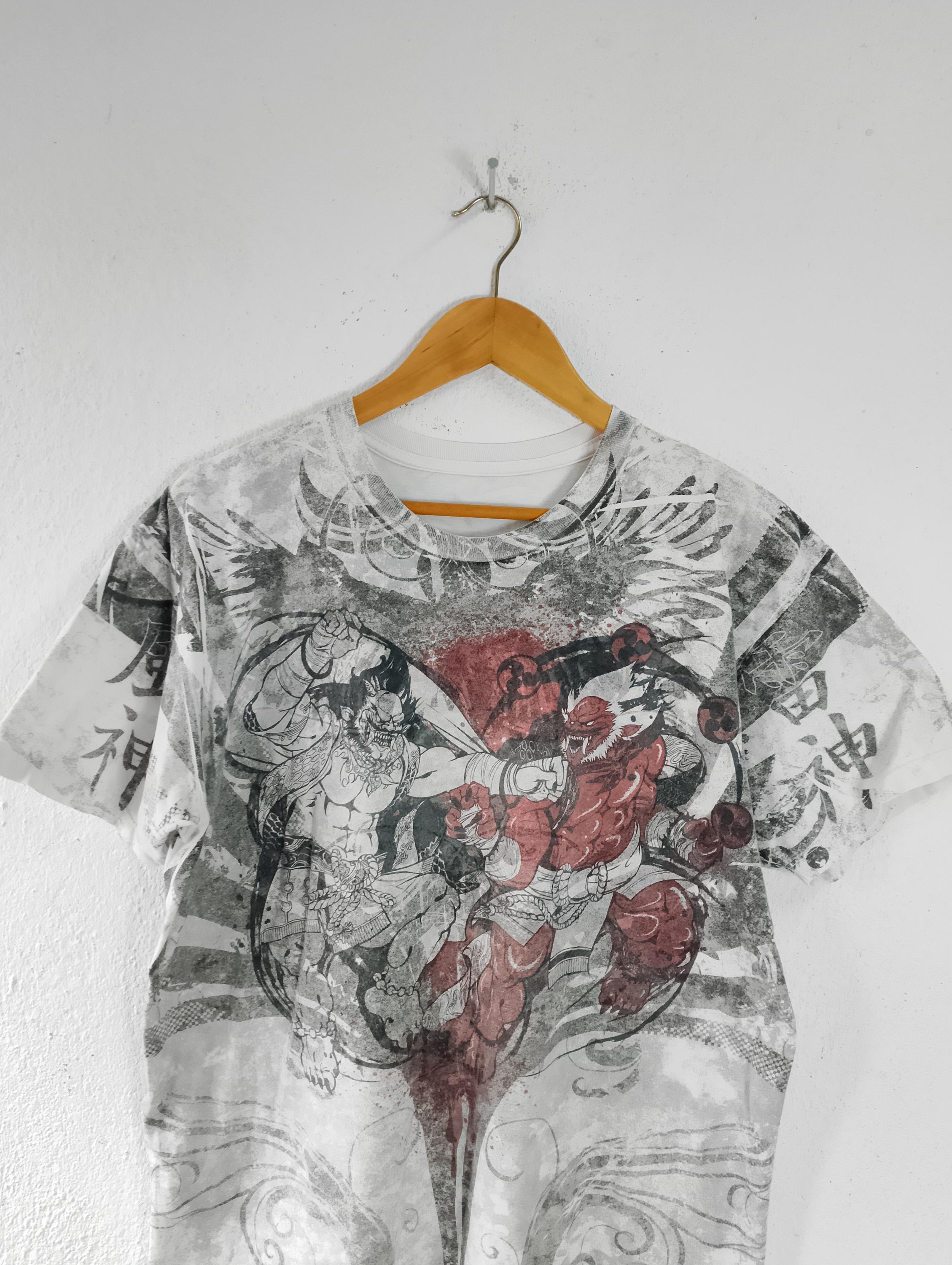 Full Printed Hayabusa Fujin Raijin Japan T-shirt Size Large - Etsy