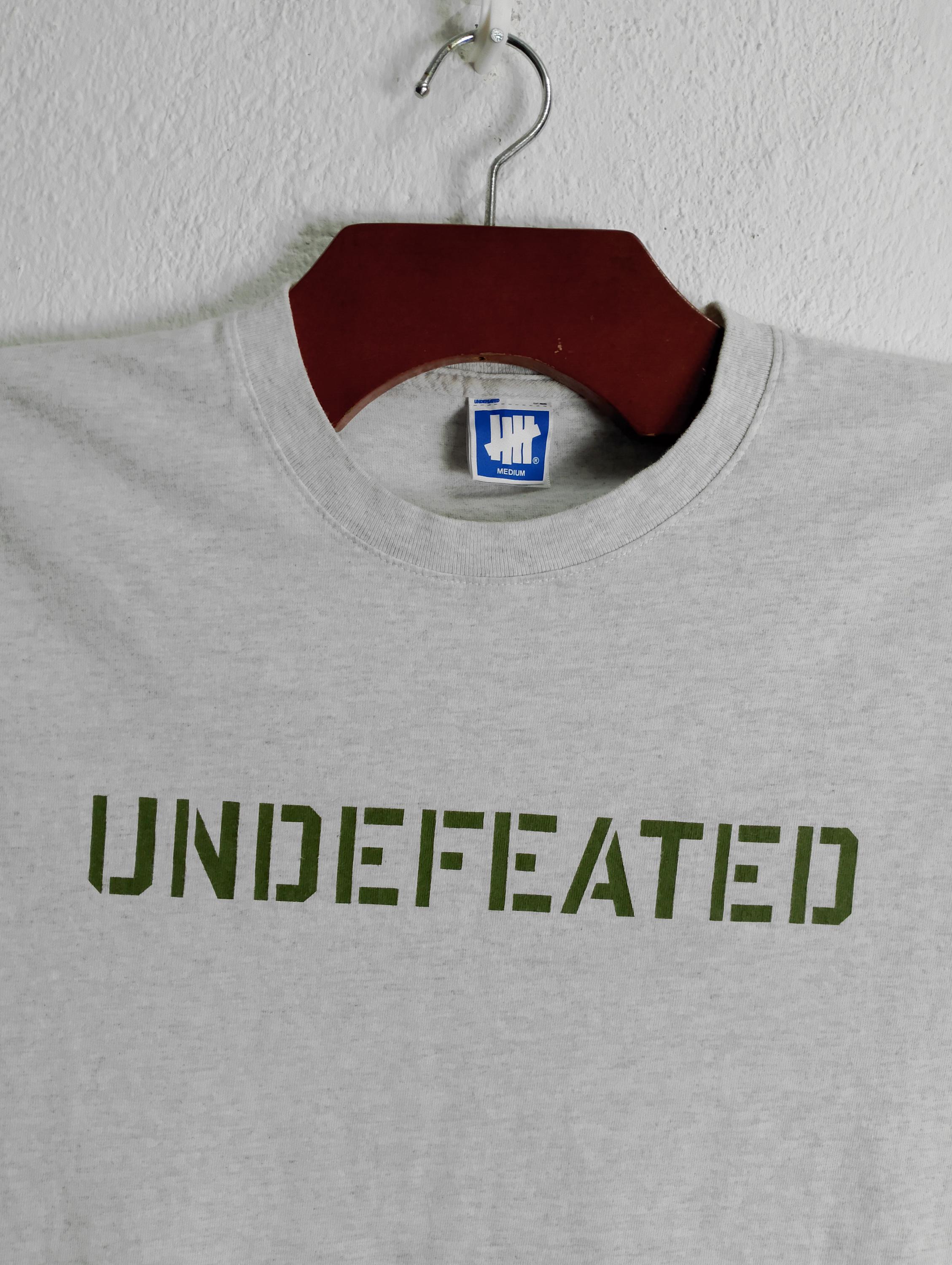 undefeated white shirt