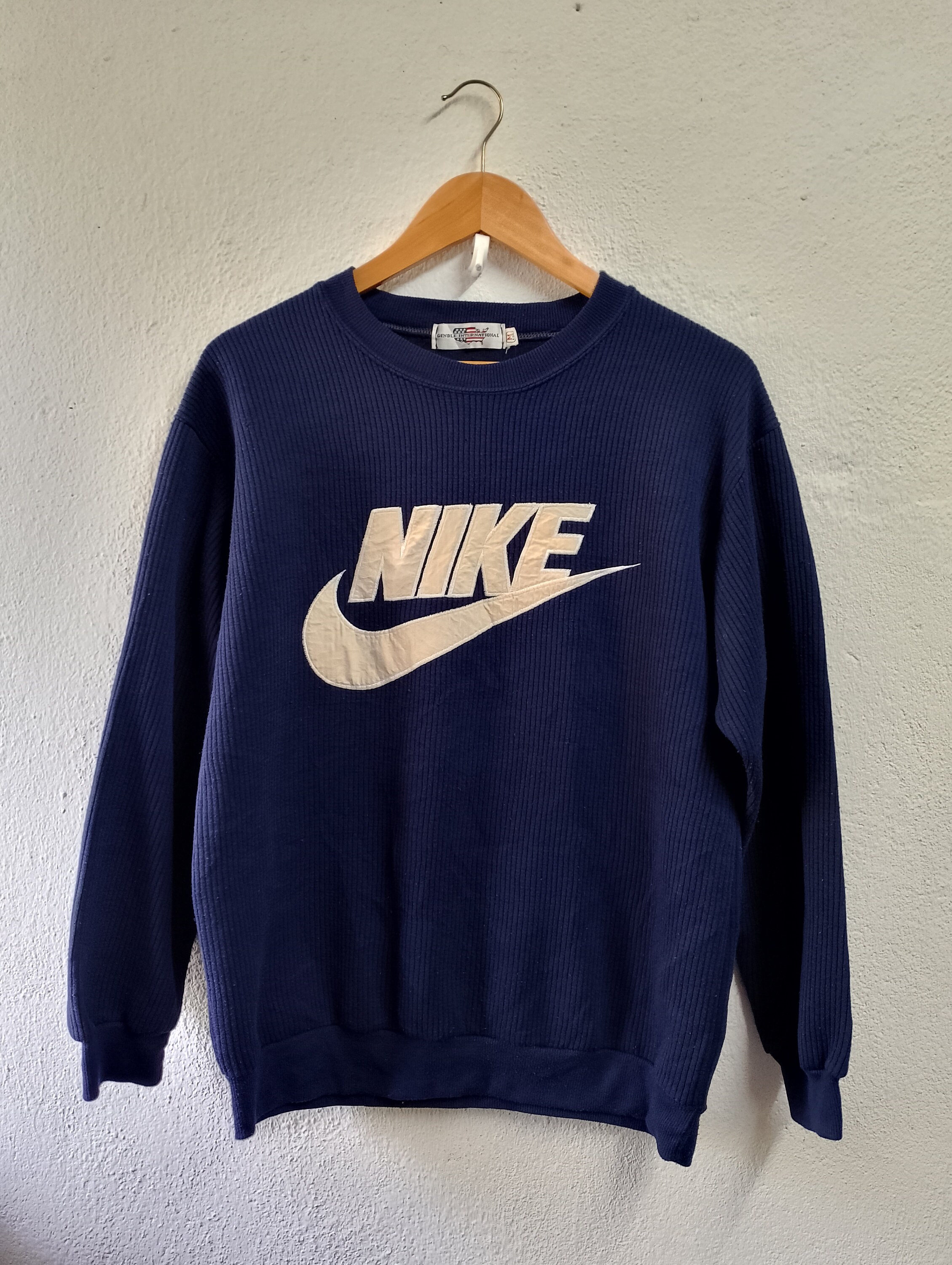 80〜90s bootleg NIKE スウェット Vintage 80s Nike Air Bootleg Big Graphic Swoosh Crewneck