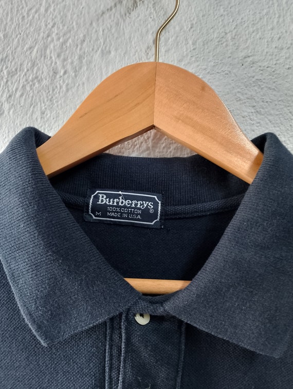 Vintage Polo Burberry Long Sleeve T-shirt Medium - Etsy