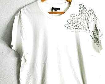 Rare A.P.C Heathered Grey Long Sleeve T Shirt Size 1 / Medium