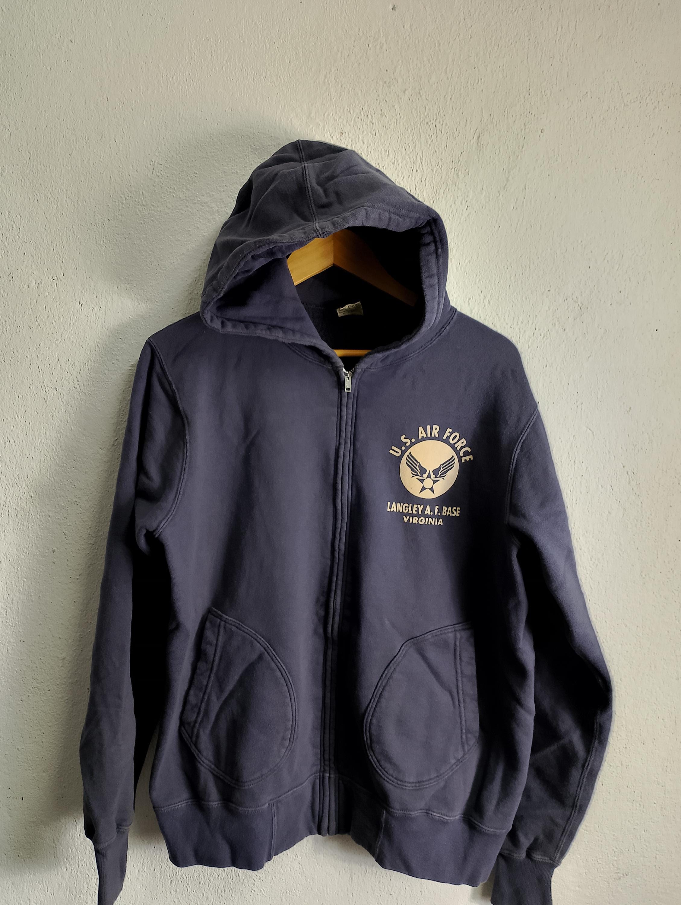 トップス Buzz Rickson's GO ARMY Sweatshirt Buzz Rickson Army Zipper Pullover Sweatshirt Hoodies Large