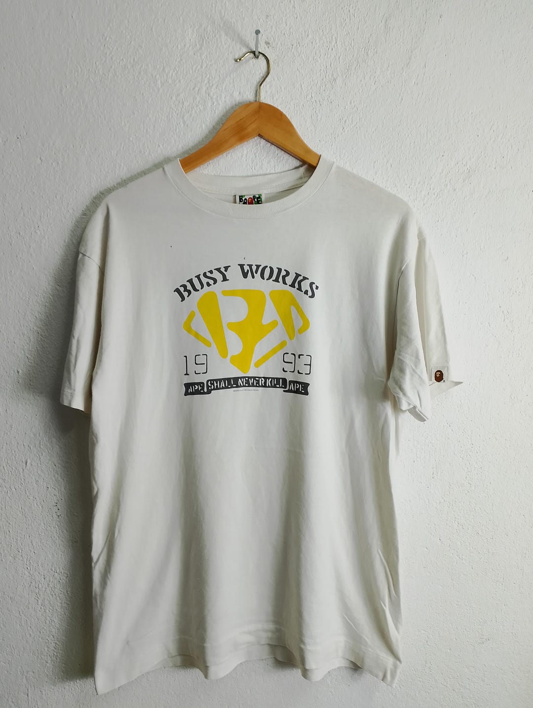 Vintage Bathing Ape T-shirt Large - Etsy