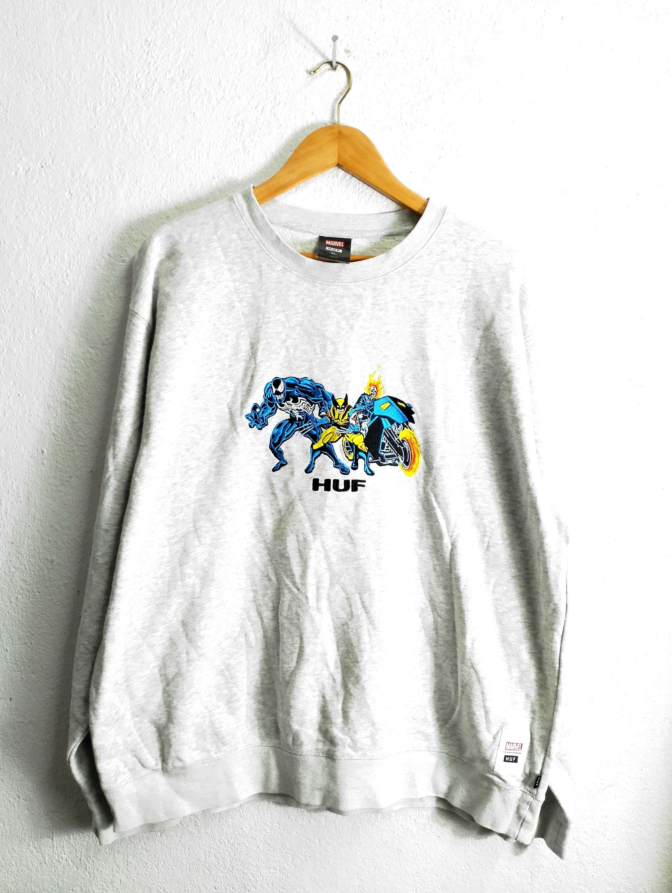 HUF 新品未使用　AS SEEN ON TV CREWNECK HUF XL Huf X Marvel Crewneck Sweatshirt XL - Etsy