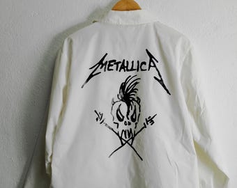 Metallica Japan coach stadium jacket Large