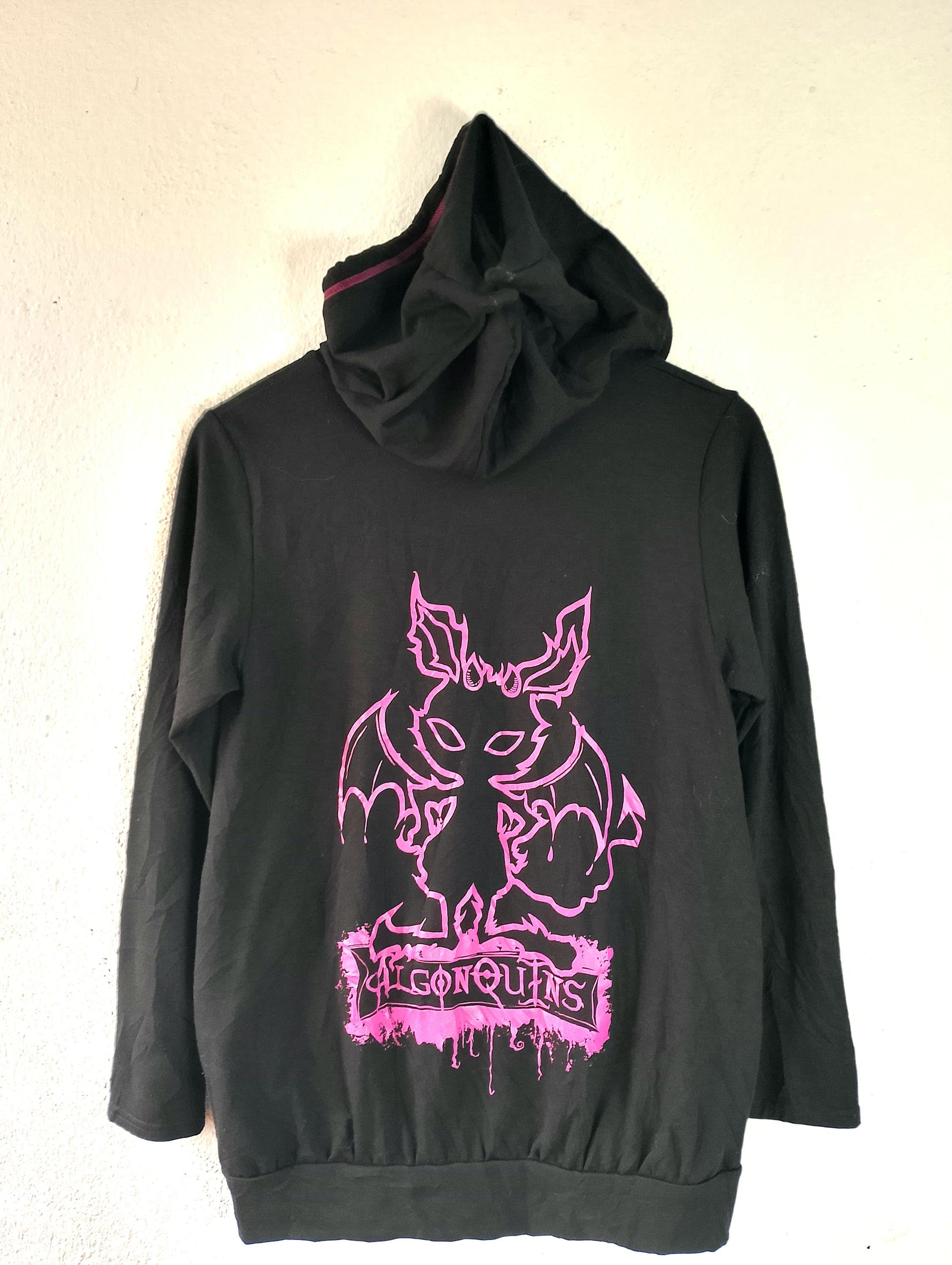 Algonquins Punk Gothic Style Light Zipper Sweatshirt Xs/small - Etsy