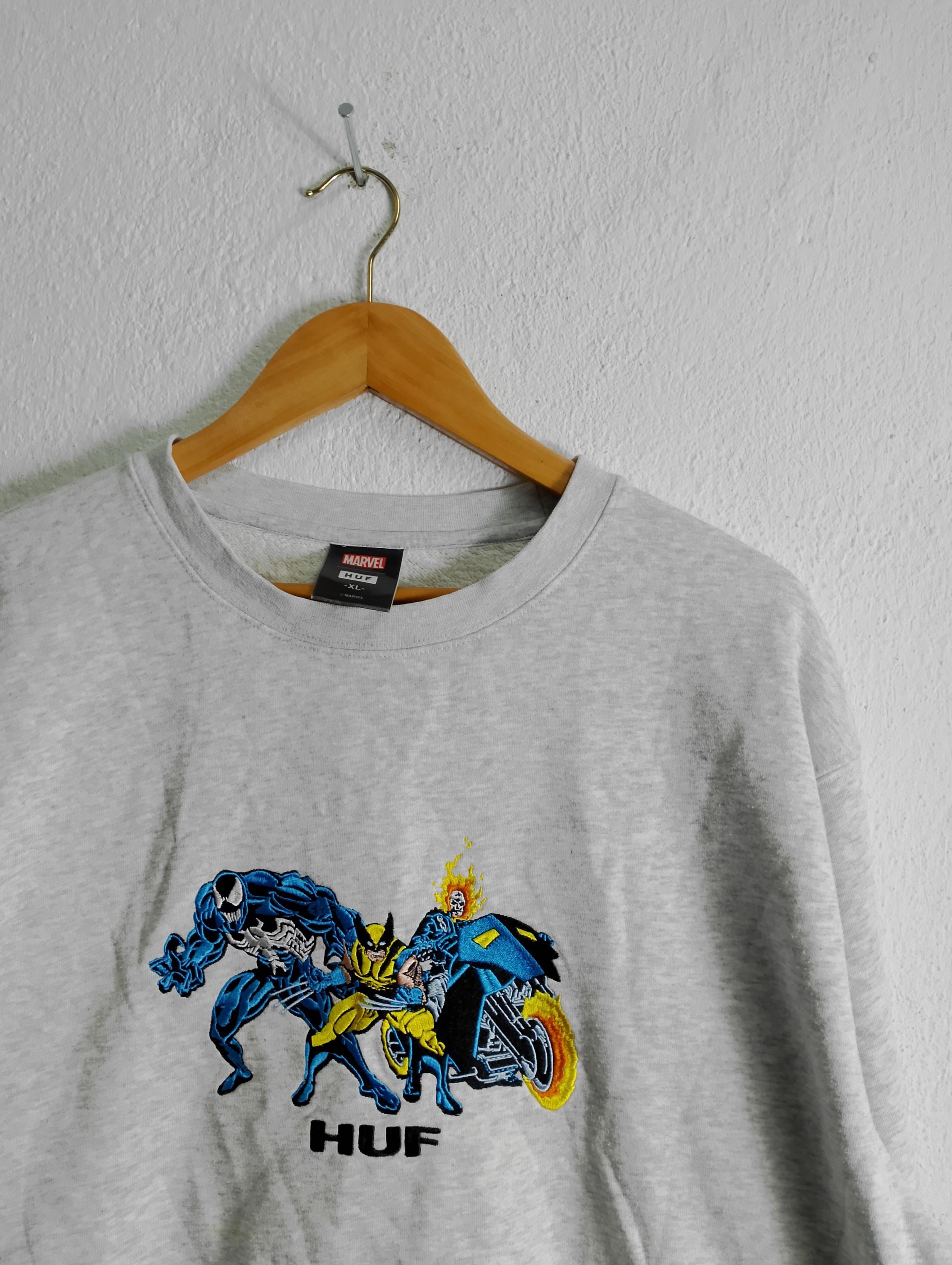 Huf X Marvel Crewneck Sweatshirt XL - Etsy