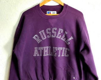 希少　russell 90s vintage sweatshirt サイズXL Vintage 90s Russell Athletic Blank Plain Crewneck Sweatshirt