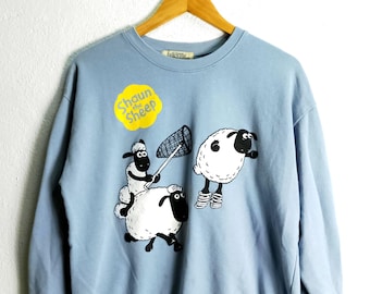 Sudadera de cuello redondo de la oveja Shaun Mediana