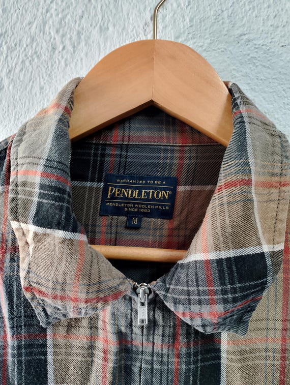 Pendleton Zipper Shirt Medium - Etsy