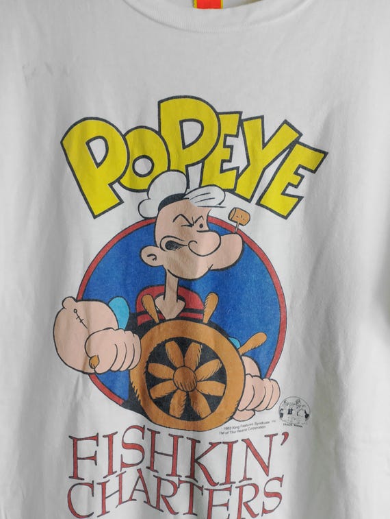 Vintage Popeye 1993 T-shirt XL - Etsy