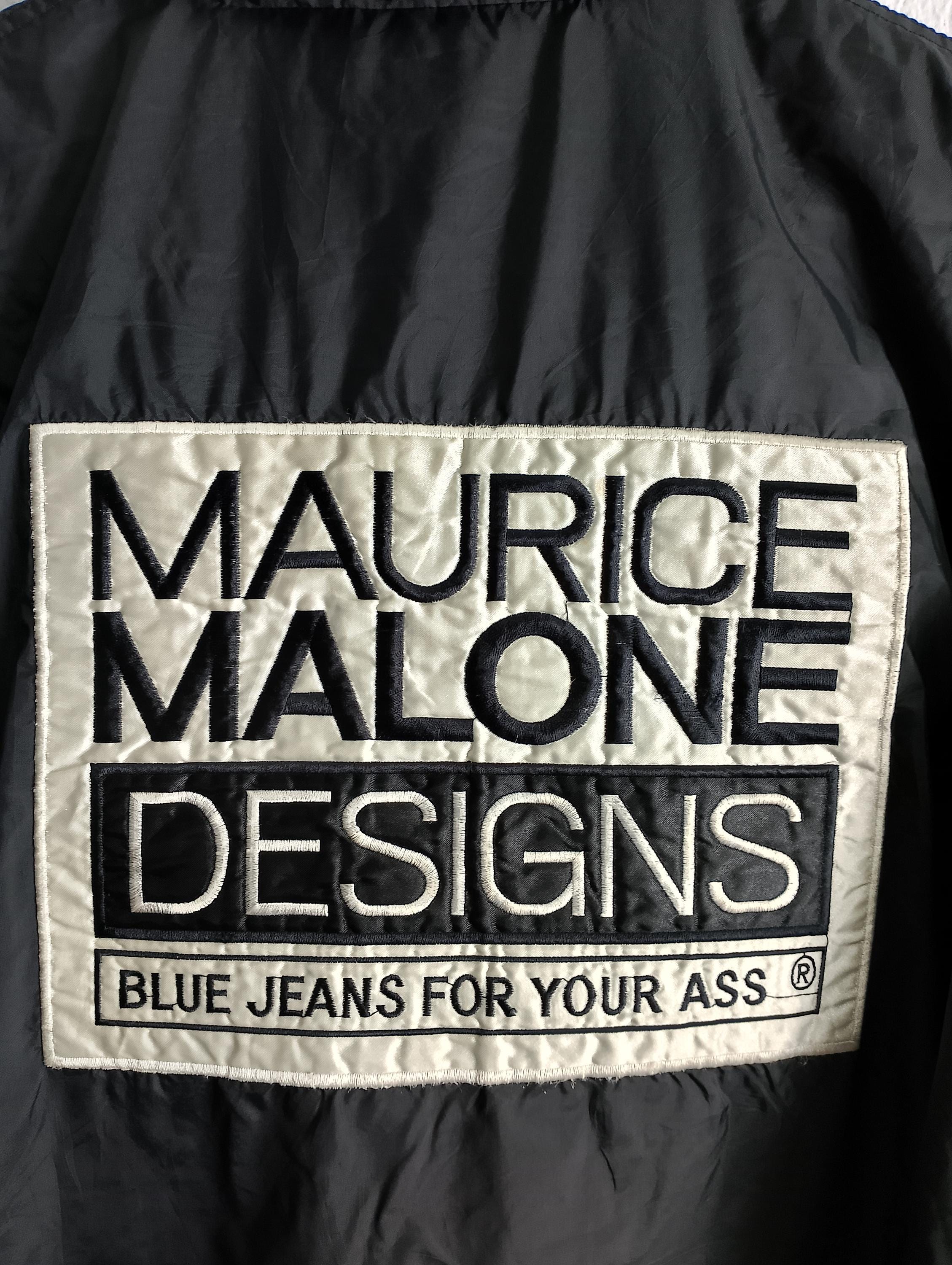 【BIG size】MAURICE MALONE ダウンベスト　ブラック Vintage Maurice Malone Stadium Jacket XL - Etsy
