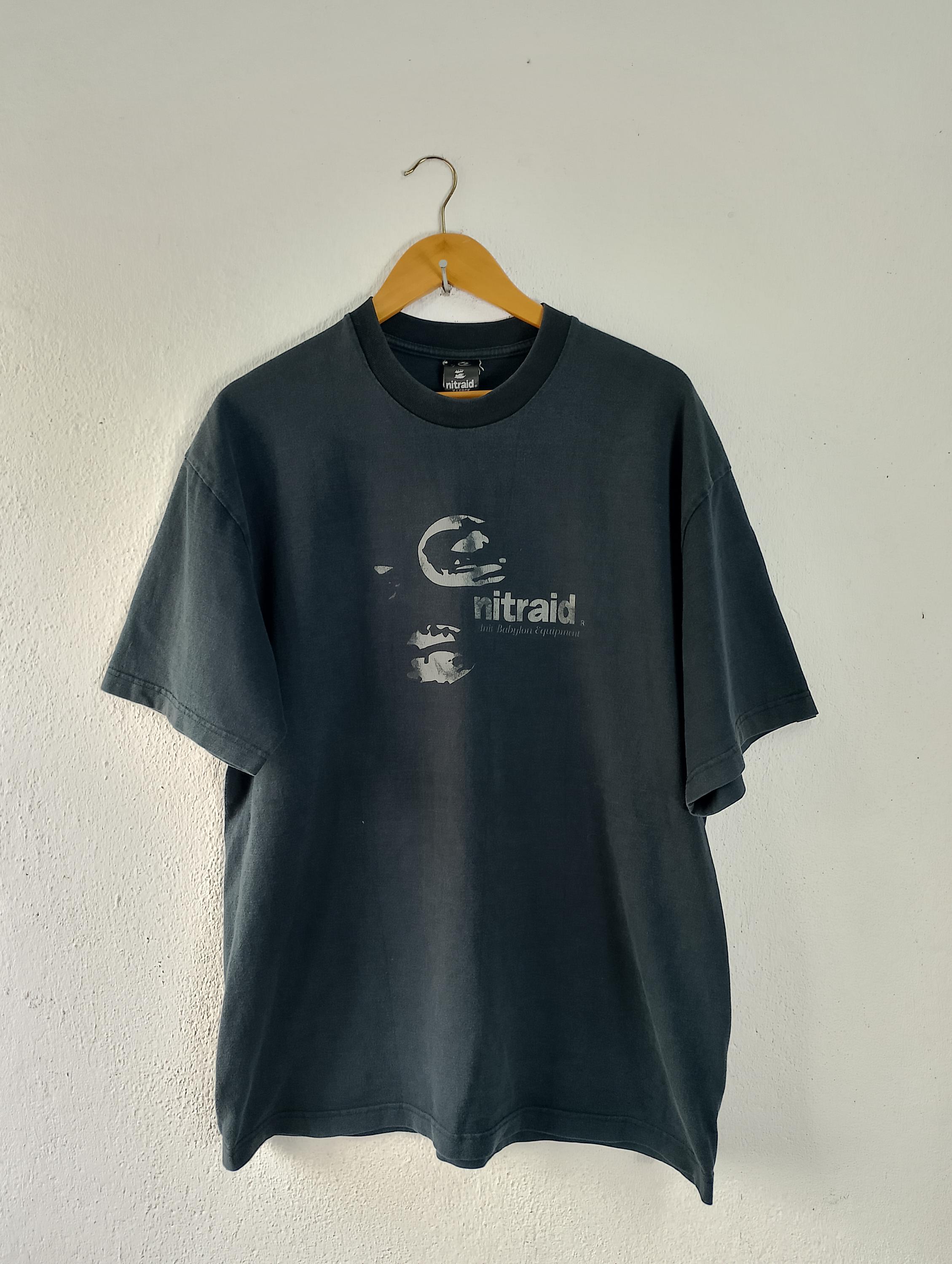 nitraid ポケットTシャツ ブラック L Nitraid Shirt - Etsy