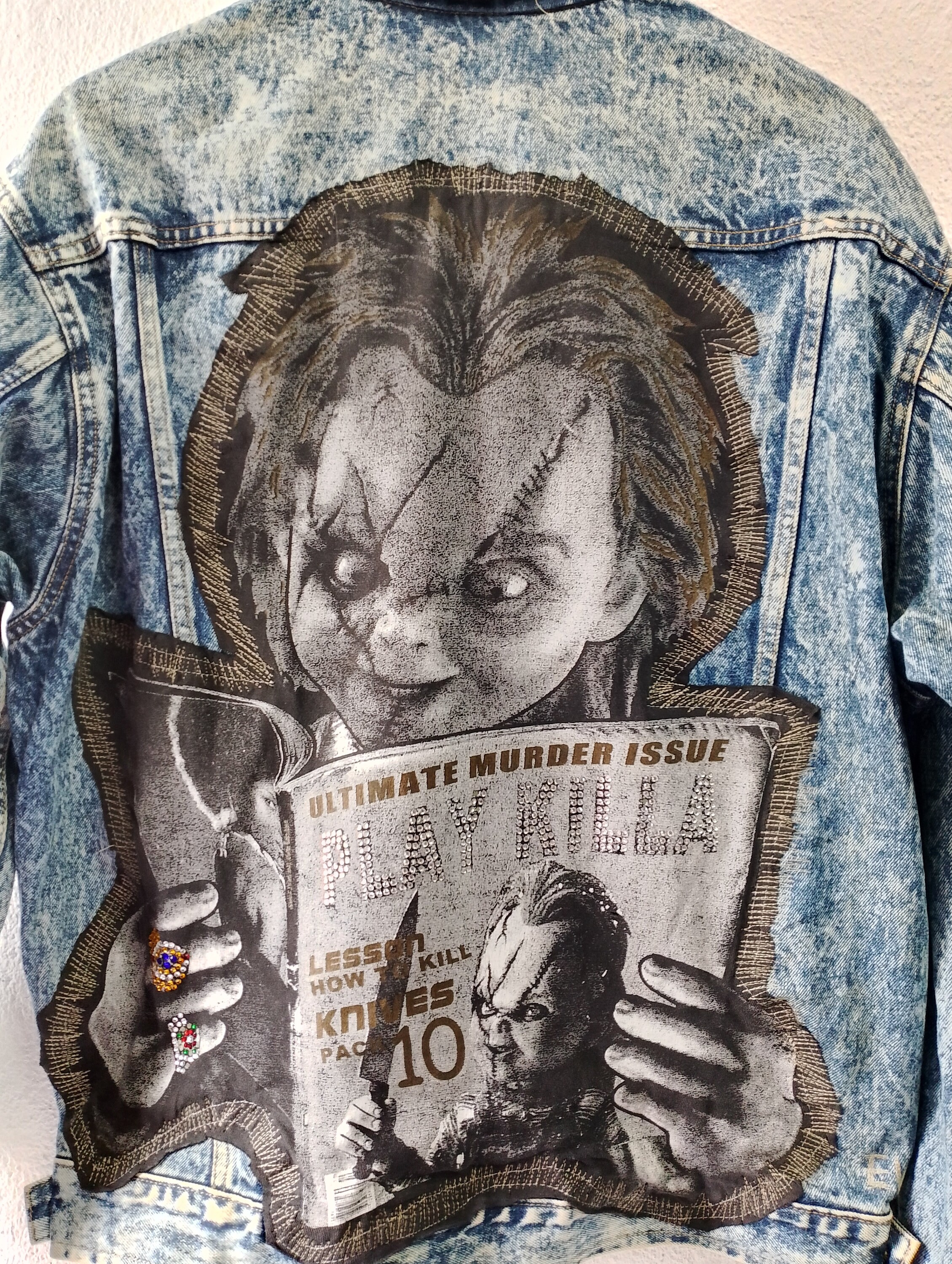 Vintage Customade Child Play Chucky Jean Jacket Large - Etsy