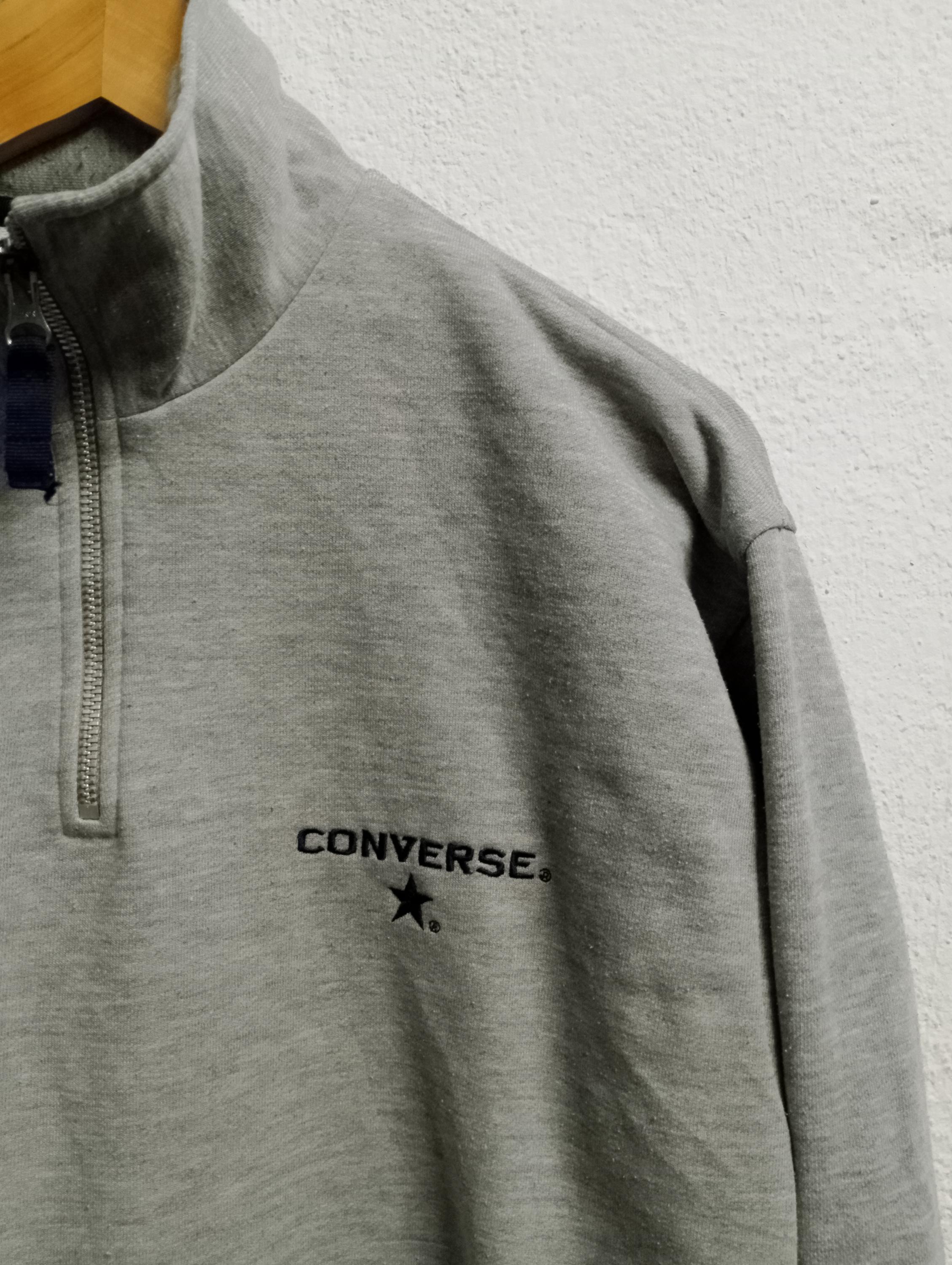 Vintage Converse Half Zipper Pullover Sweatshirt - Etsy