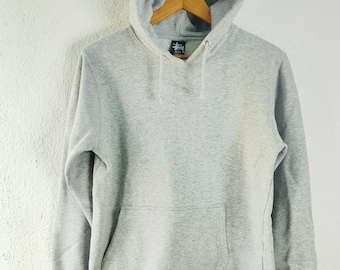 Stussy plain pullover sweatshirt hoodies Medium