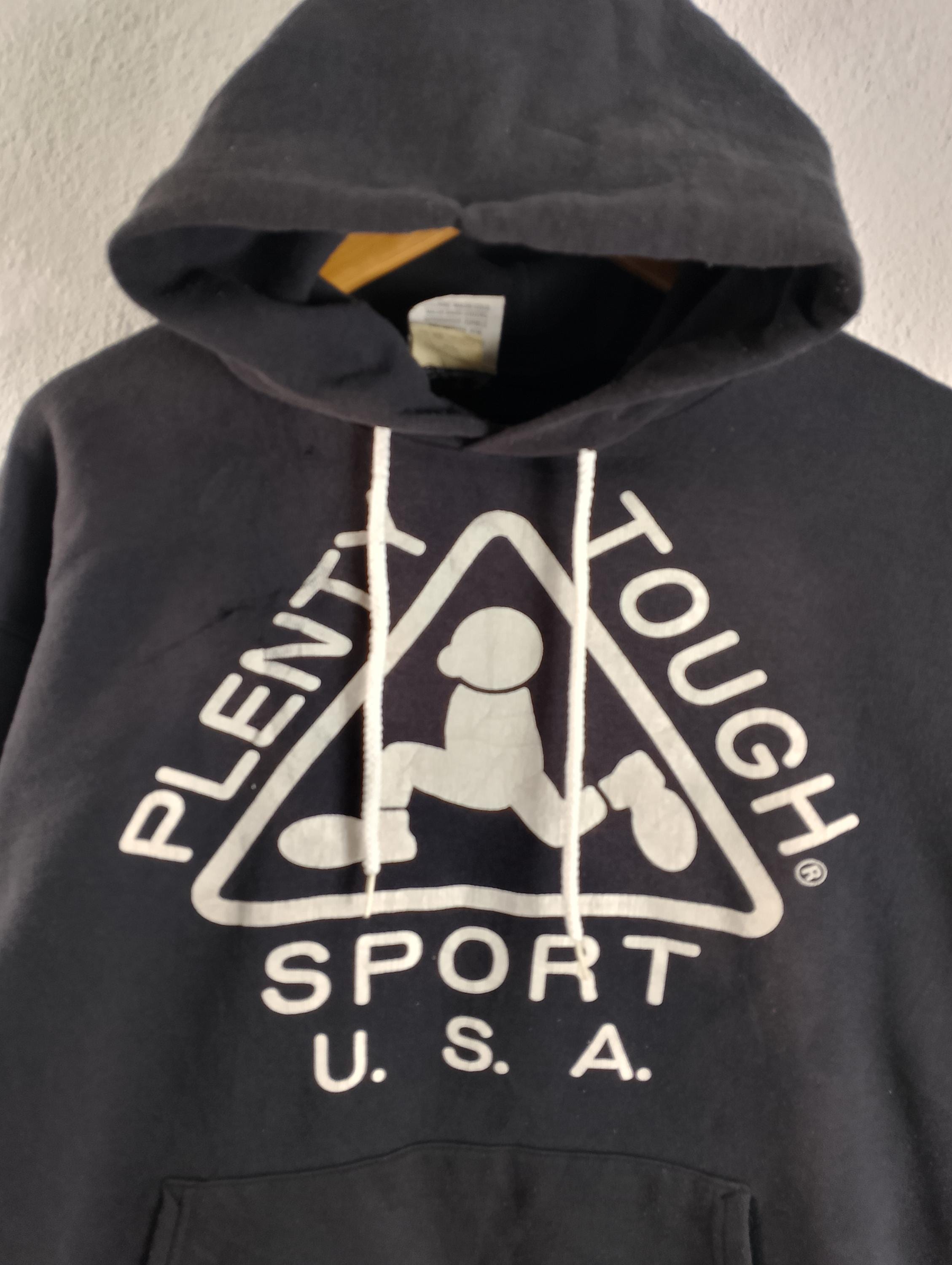 old PTS PLENTY TOUGH SPORT トレーナー 90s アメリカ製 PLENTY TOUGH SPORTS ロゴ プリント スウェット