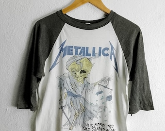 llica 1988年製Vintage Tシャツ pusheadデザイン 80's Vintage 1988 METALLICA Pushead Shortest Straw T Shirt