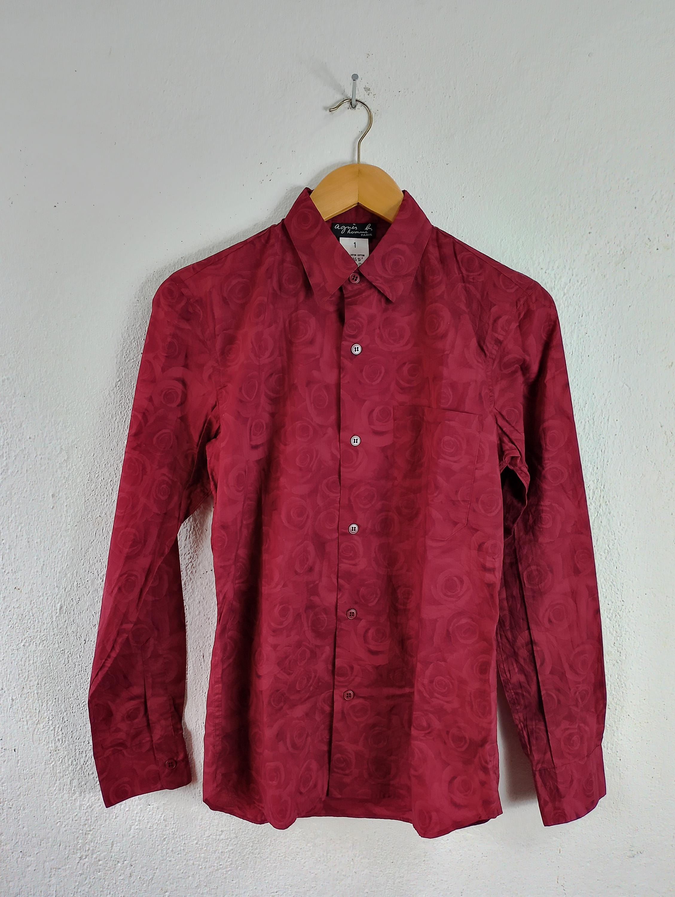 Agnes B Flowers Button Down Shirt - Etsy