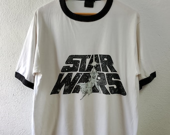 Koszulka Vintage Star Wars 1997 Ringer XL