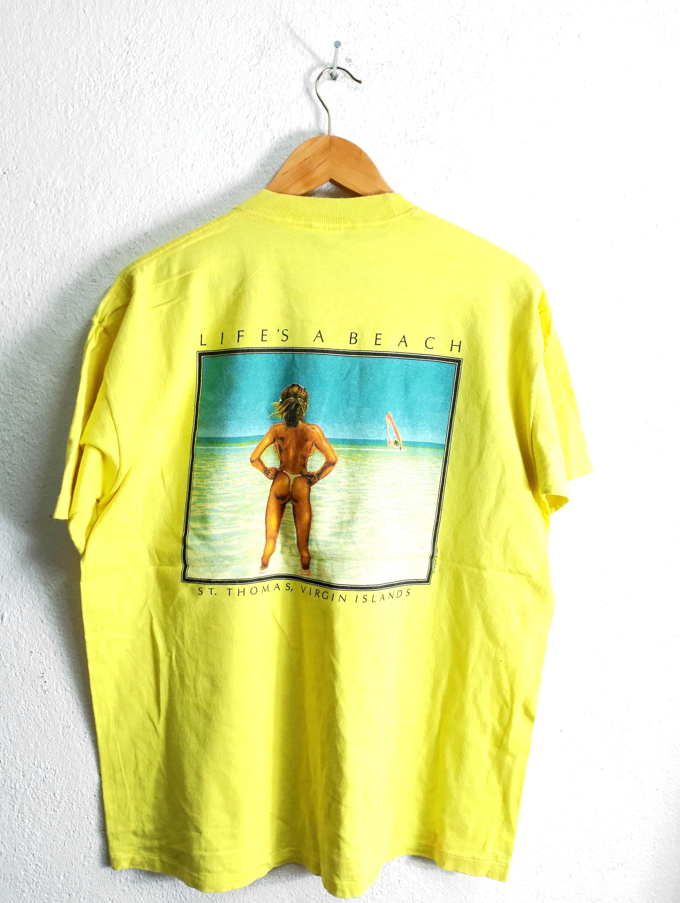 Vintage St Thomas Virgin Islands Pocket T-shirt XL - Etsy