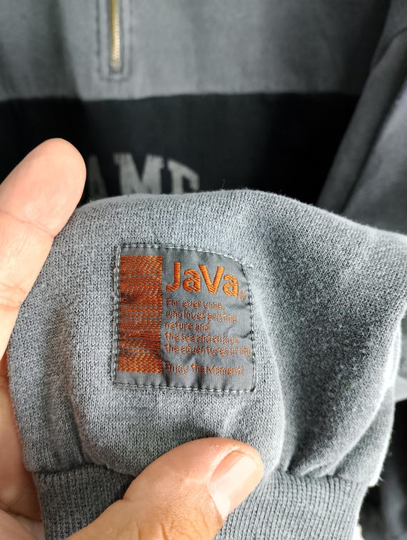 Java half zipper pullover sweatshirt hoodies XL - image 3