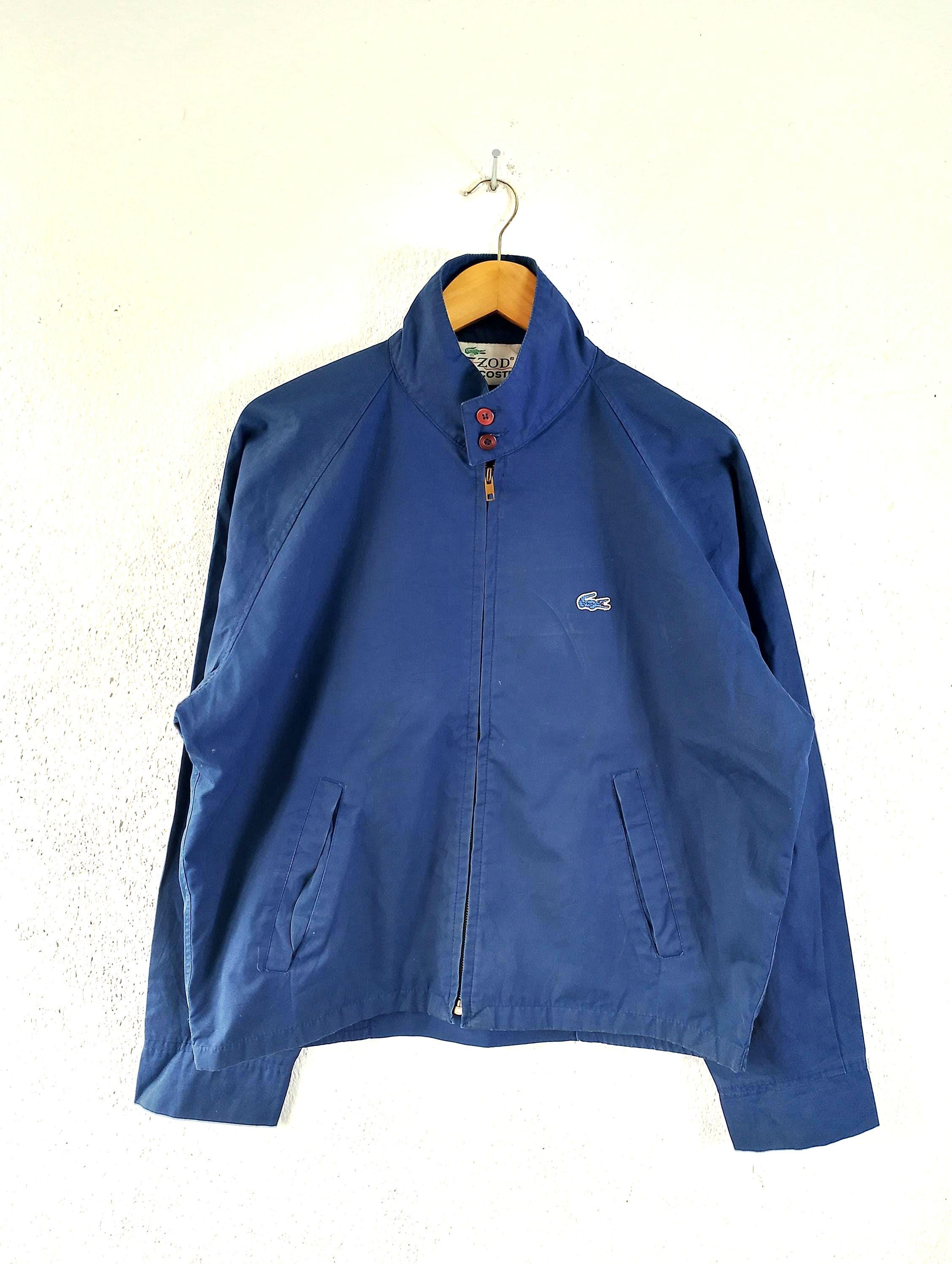 Vintage Lacoste Zipper Cotton Jacket Large - Etsy