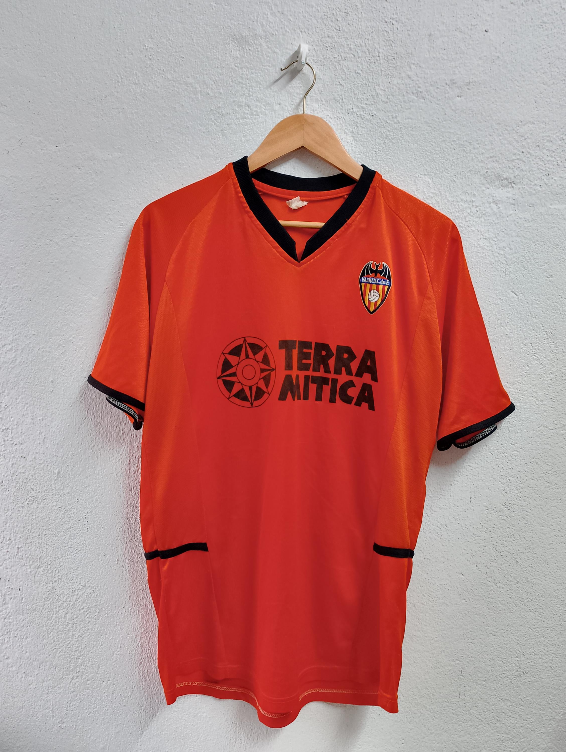2007-08 Valencia Home Shirt (S.Boys)