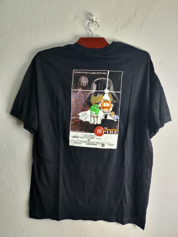 Vintage M&M Starwars Parody T-shirt XL - Etsy