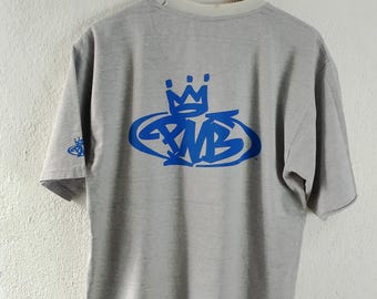 90s PNB tシャツ レア一点物 ビッグサイズ デカロゴ ブリーチ Y2K Vintage PNB Nation T-shirt Large - Etsy