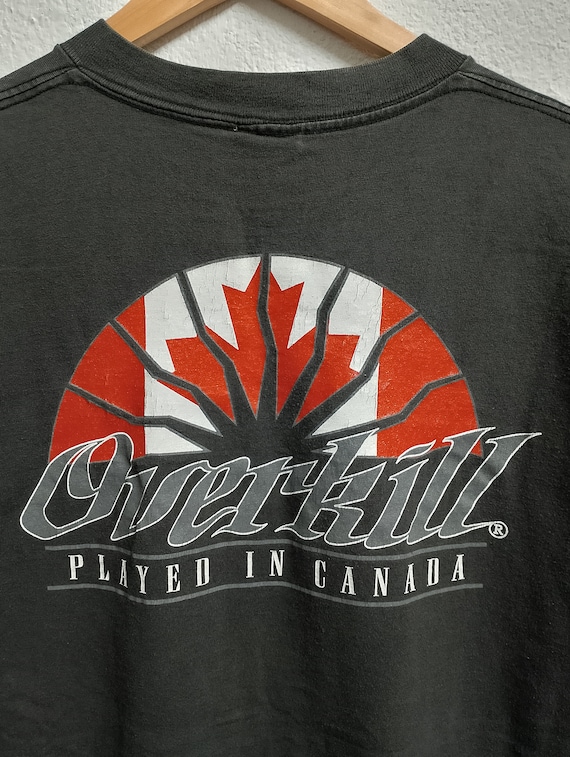 Vintage Overkill Clothing Canada T-shirt Large - Etsy