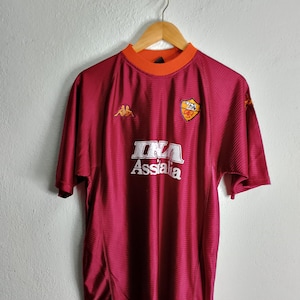 Vintage As Roma bootleg jersey Large
